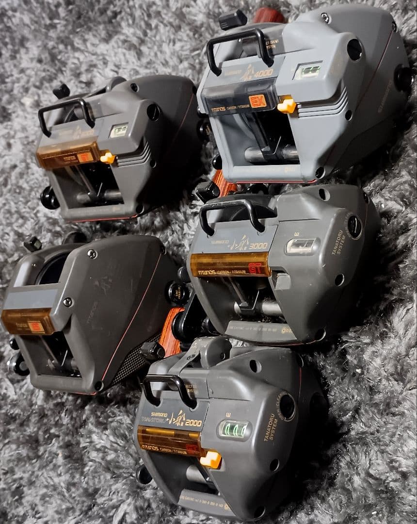 シマノチタノス船まとめて5台！揃うことが激レア