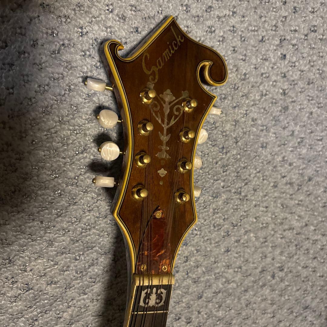 Samick Fタイプ フラットマンドリン ハードケース付き