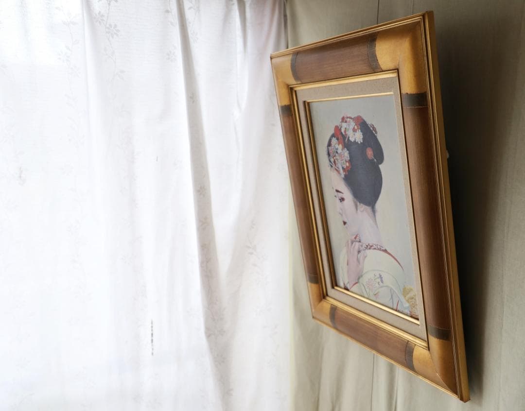 『をみなえし』　油彩肉筆画