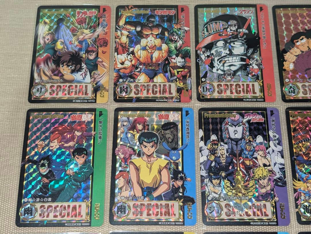 少年ジャンプ　プリズムキャラクターカード　54枚スリーブ入りセット②