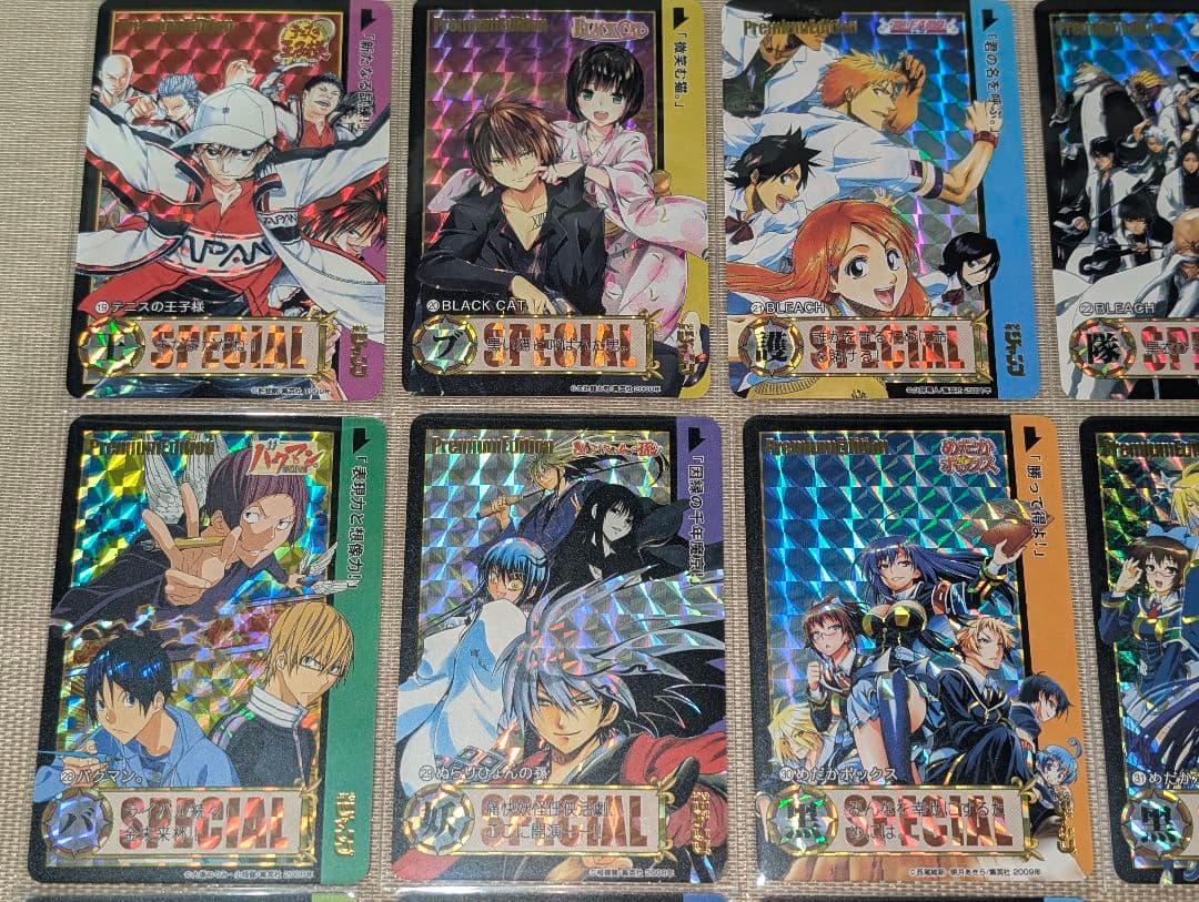 少年ジャンプ　プリズムキャラクターカード　54枚スリーブ入りセット②