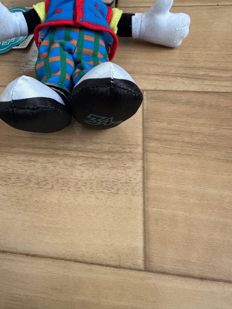 【新品タグ付き】ディズニーランド34周年　トゥーンタウン　ミッキーミニーぬいば