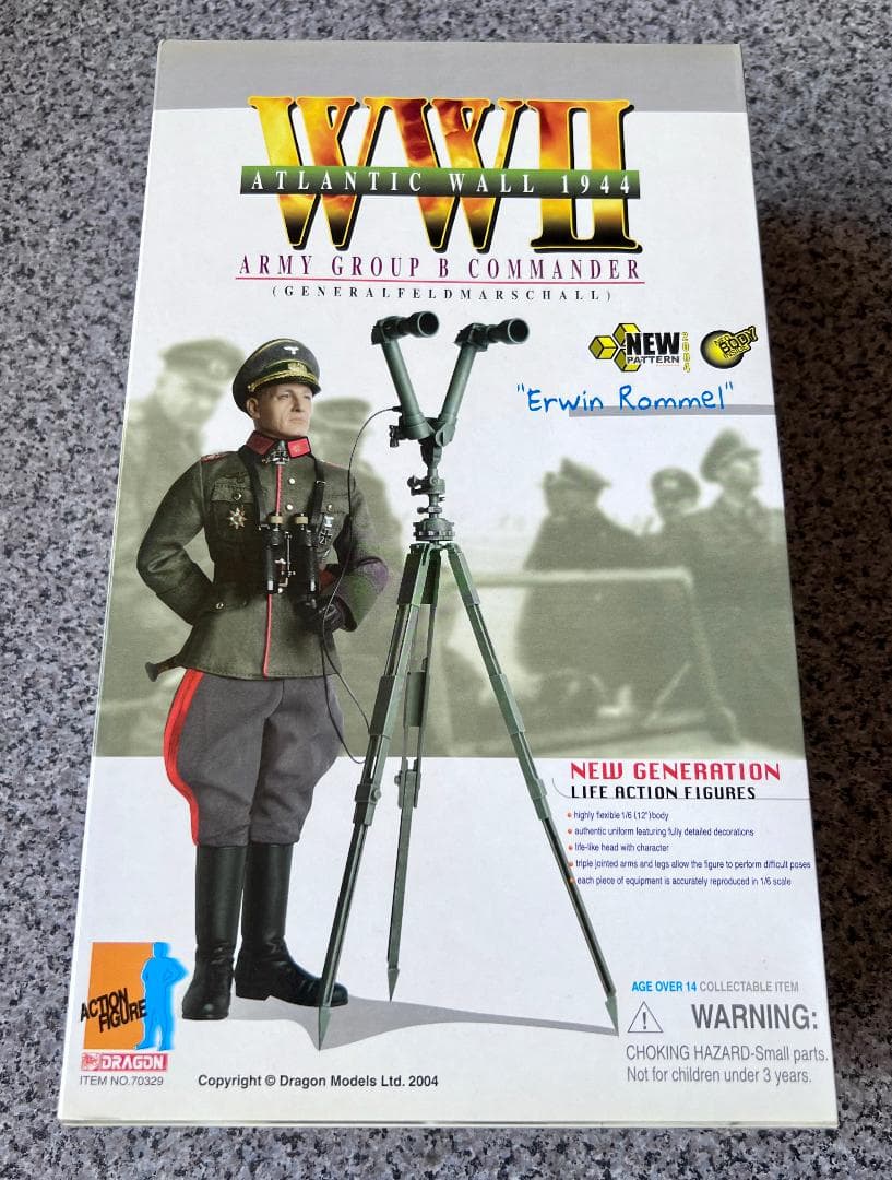 アトランティック ウォール1944 エルヴィン・ロンメル 1/6フィギュア 新品