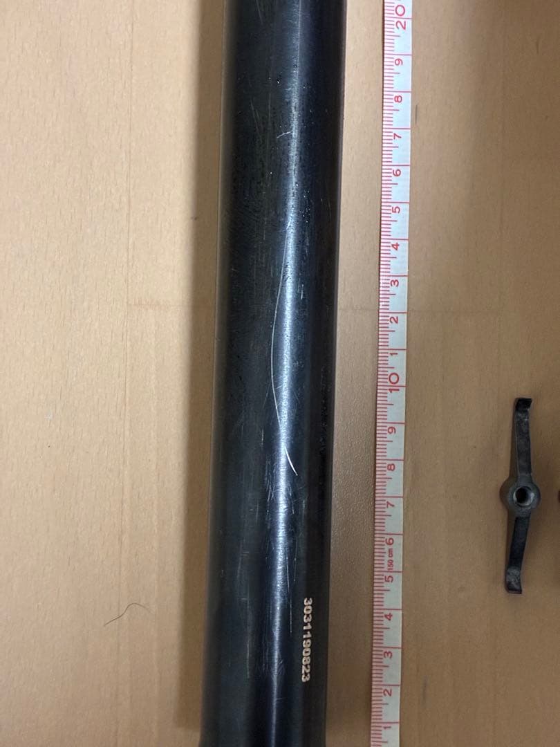 BROMPTON用Brompfication チタニウムシートポスト ブラック