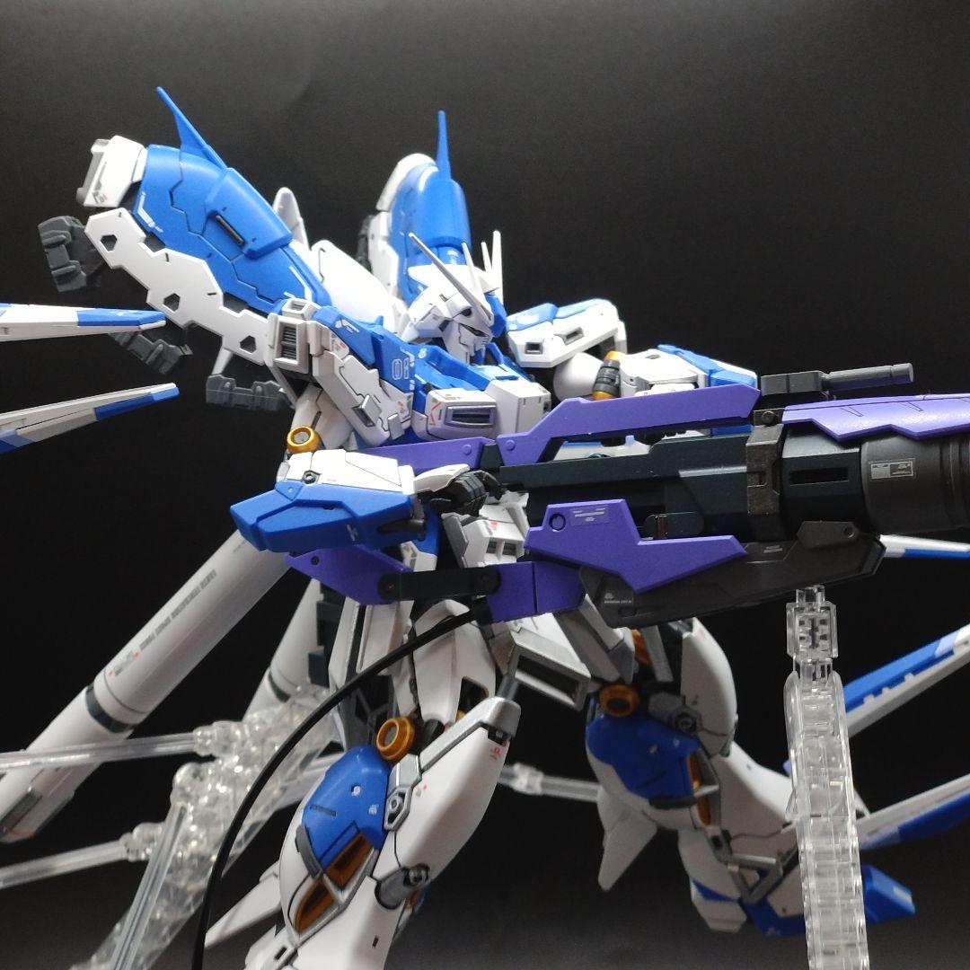RG hi-νガンダム ハイニューガンダム ハイメガ 【全塗装完成品】