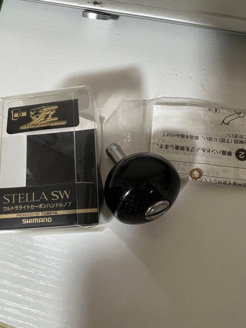 シマノ STELLA SW ステラSW　夢屋 ウルトラライトカーボンハンドルノブ