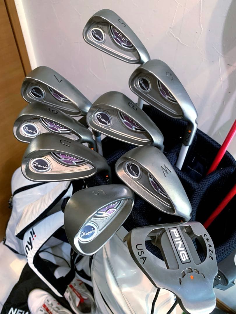 超豪華　PING レディースゴルフクラブ フルセット　バッグ/ジャックバニー