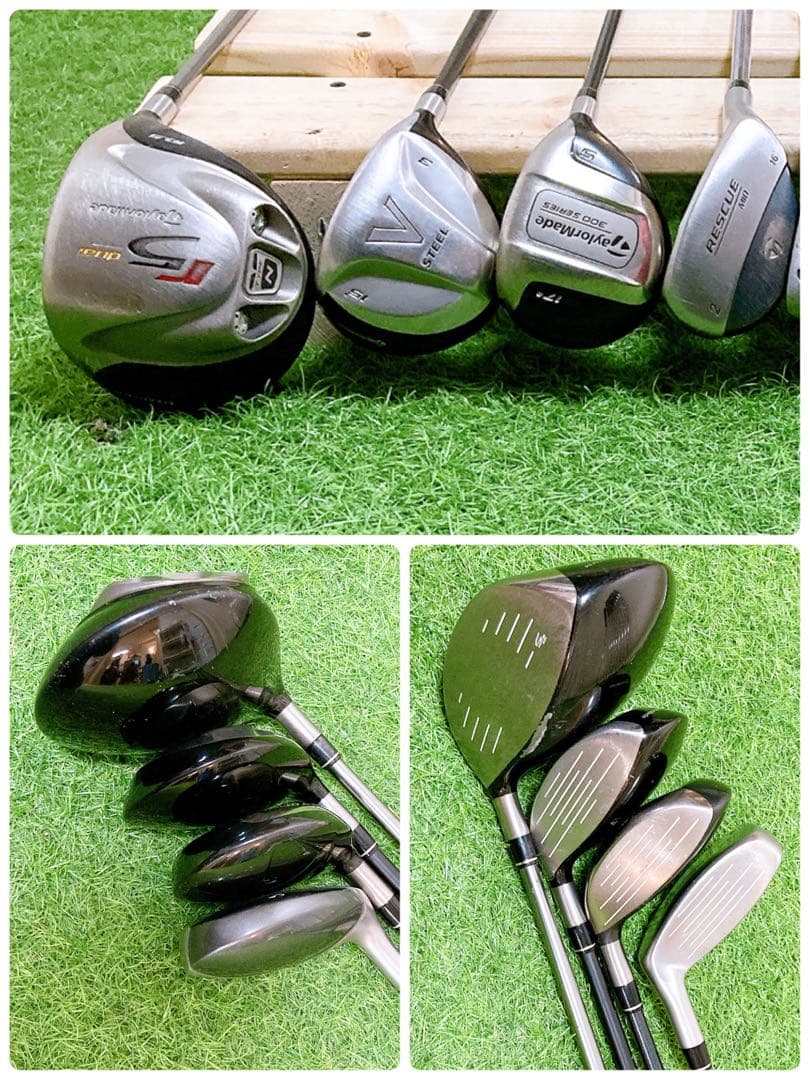 M16.テーラーメイド　初心者オススメ　ゴルフクラブ　メンズセット　右利き14本
