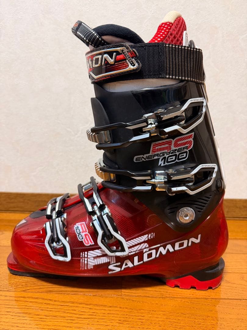スキーブーツ SALOMON RS100 ENERGYZER 28cm RED