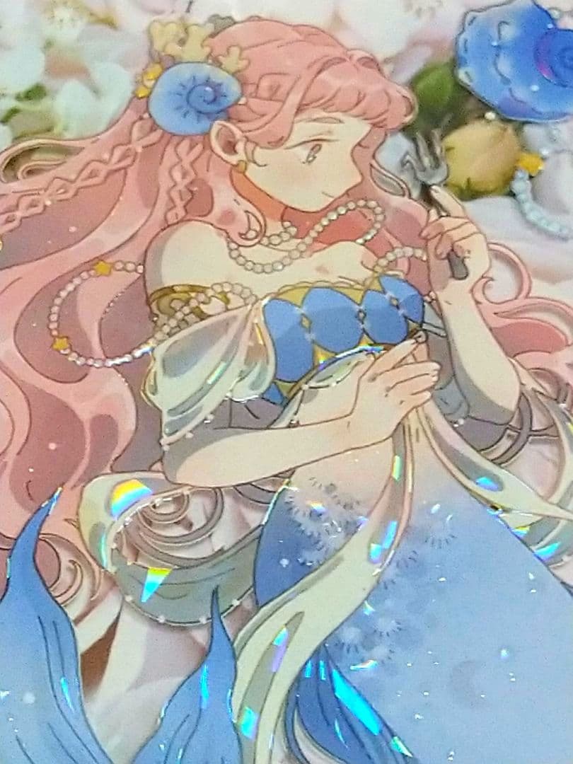 J485＃云与海之歌(贝壳光)Komos空物馆切り売り海外人物マステ女の子男の子