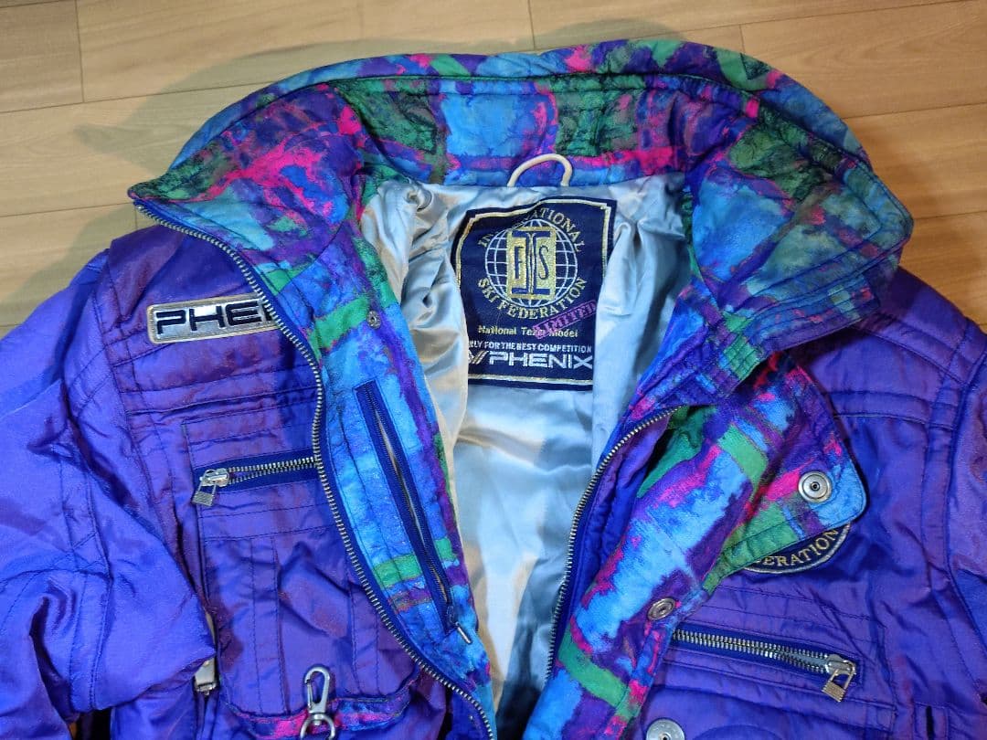 PHENIX スキーウェア ジャケット・パンツセット　紫 (中古品)