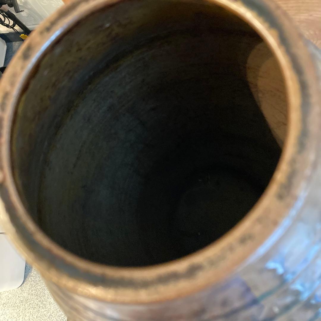 行基焼 行基窯 加藤博明 花瓶 壺 骨董 アンティーク