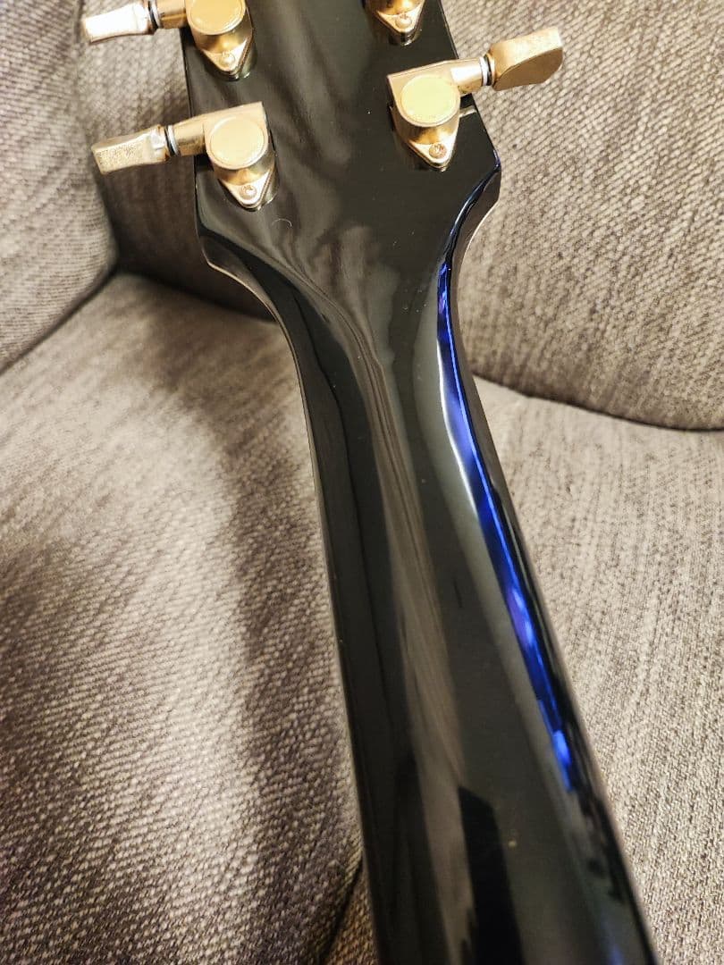 エピフォン　レスポールカスタム　ブラック　日本製　ギブソンヘッド