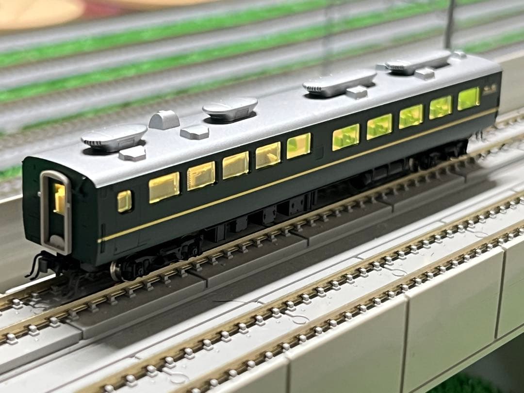 【TOMIX】24系トワイライトエクスプレス　ジャンクフルセット（一部室内灯付）