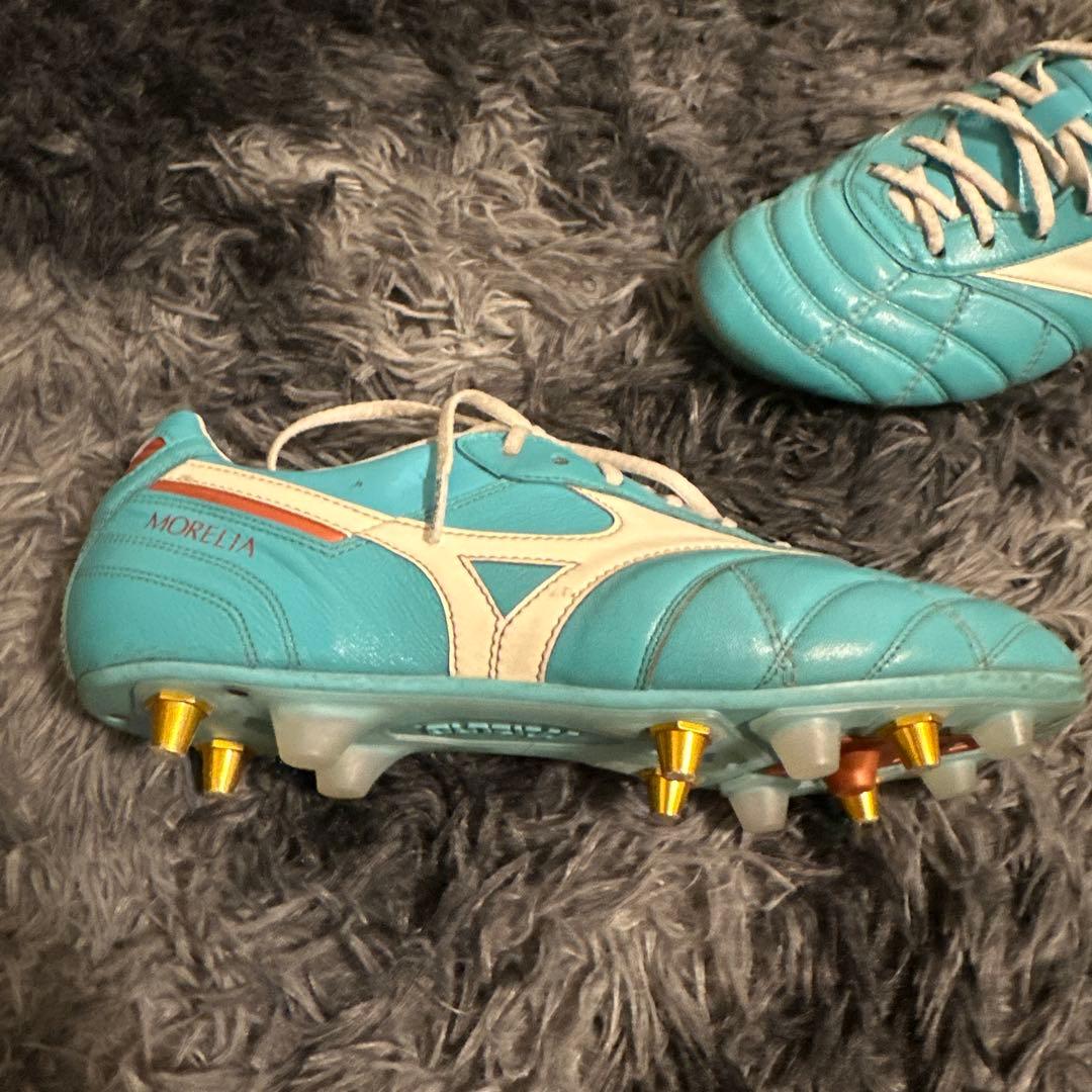 Mizuno Morelia サッカーシューズ 水色限定色