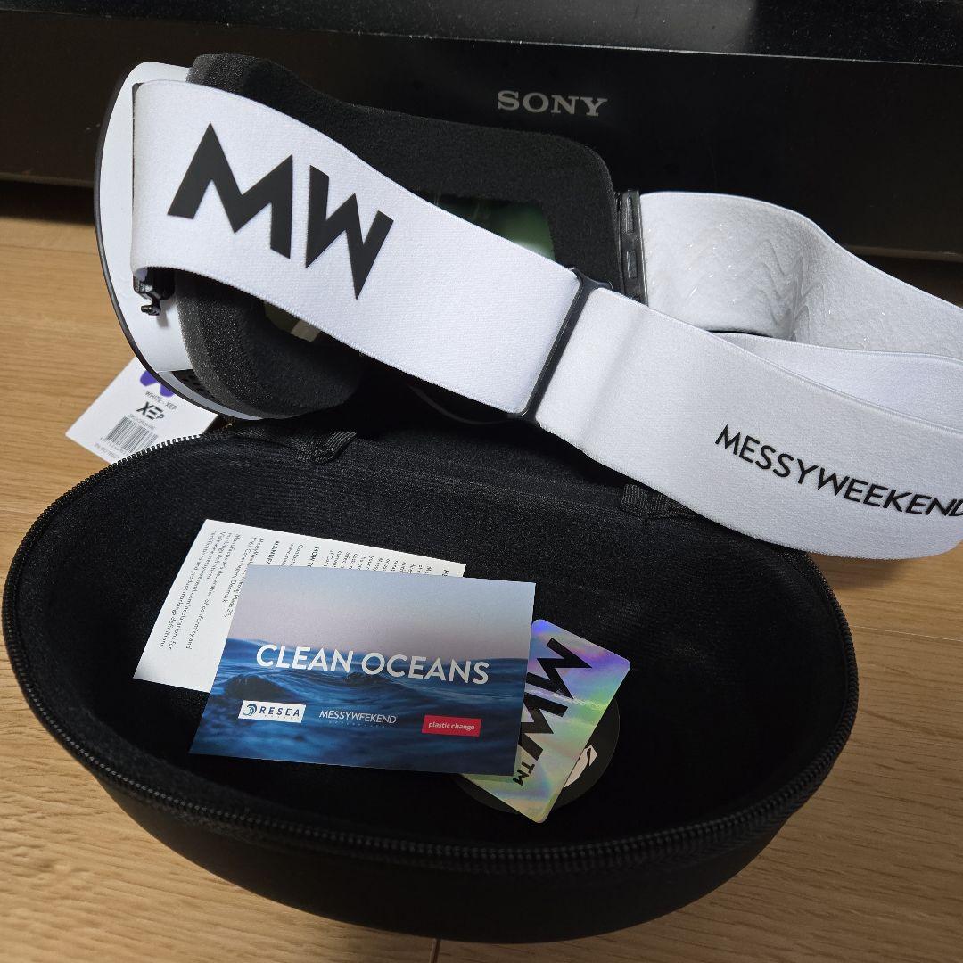 MessyWeekend Orbit ゴーグル ホワイト - XEP