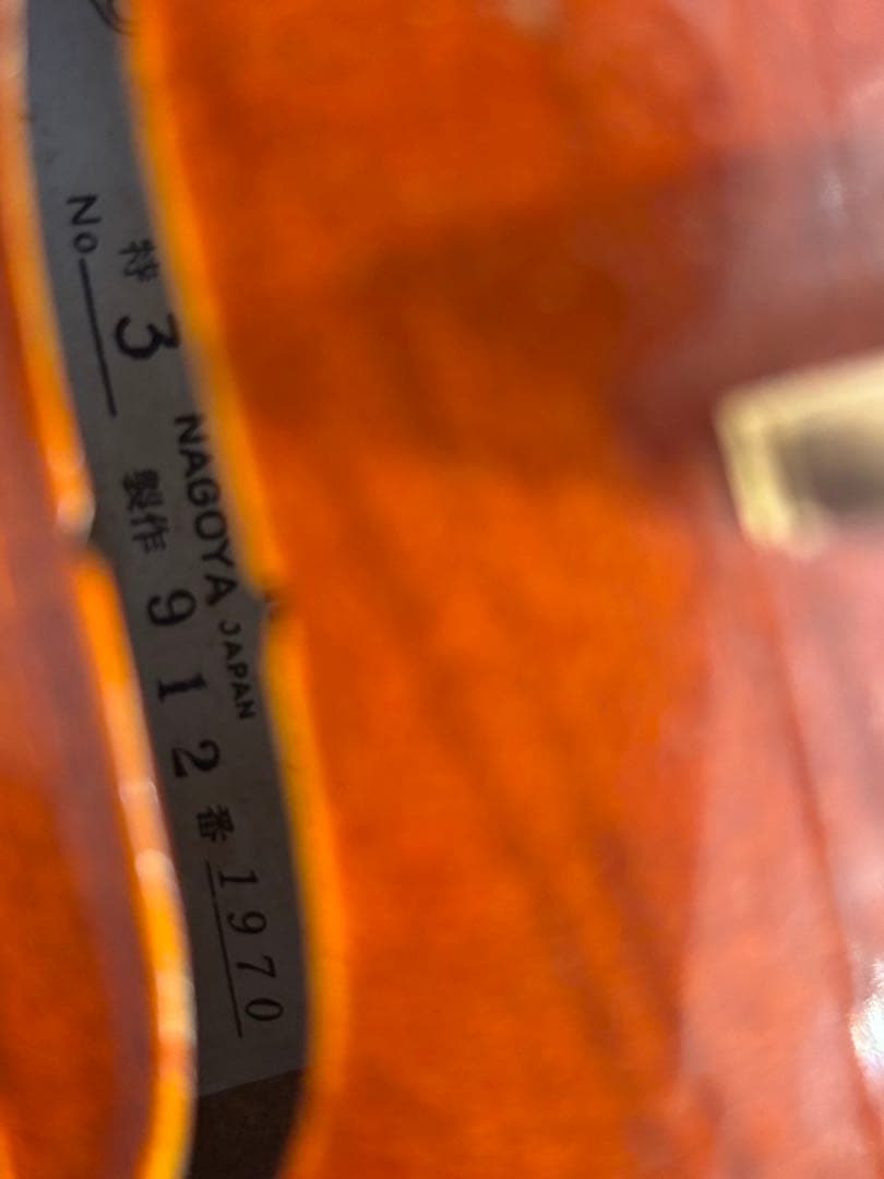 鈴木バイオリン 4/4 912号 特製第3号 1970年製 ヴィンテージ
