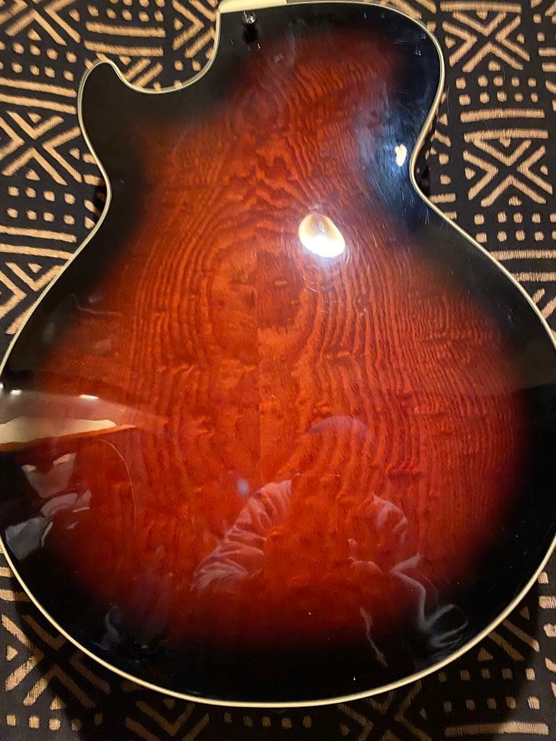 h*e様 Ibanez AG95QA-DBS/スモールボディフルアコ・ウッドブリ