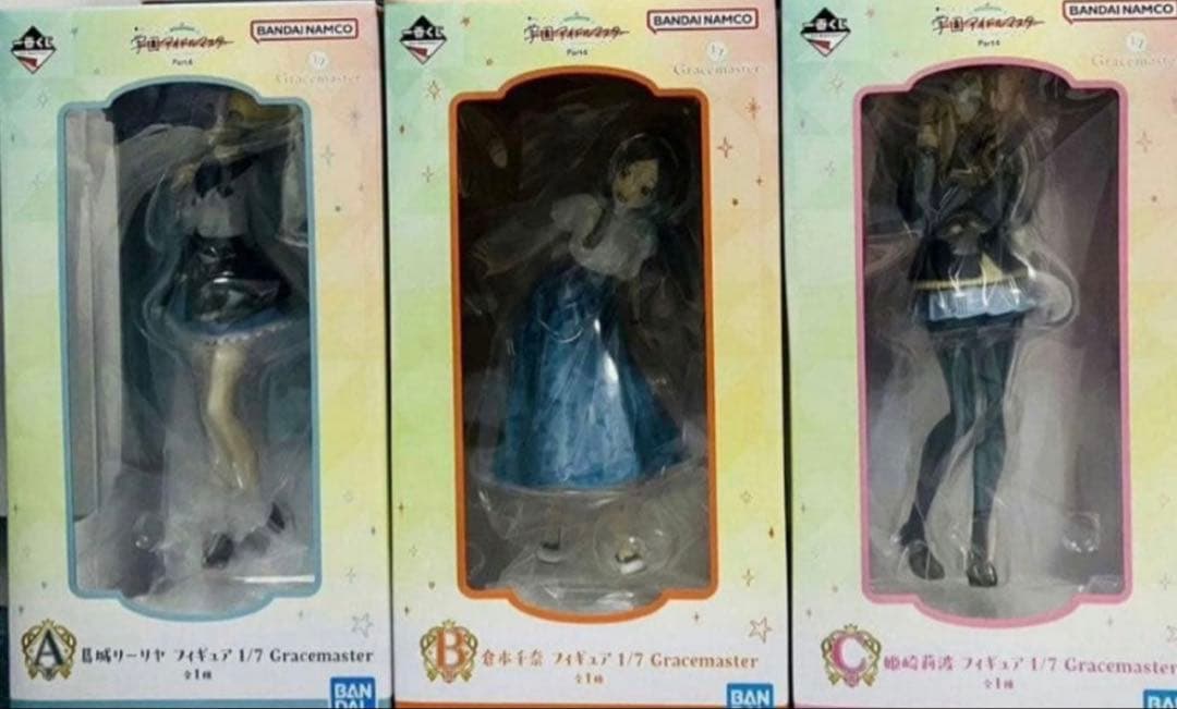 学マス　一番くじ　フィギュア　A賞　葛城リーリヤ、B賞　倉本千奈、C賞　姫崎莉波