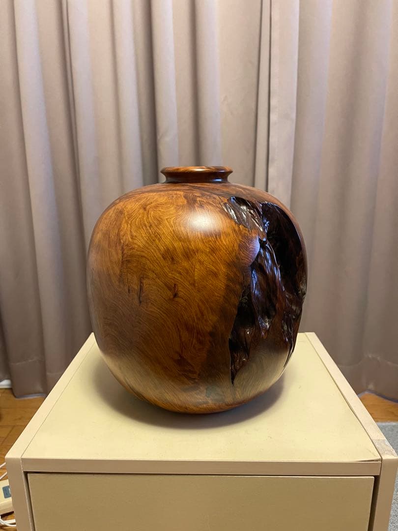 屋久杉　壺　鹿島重人作