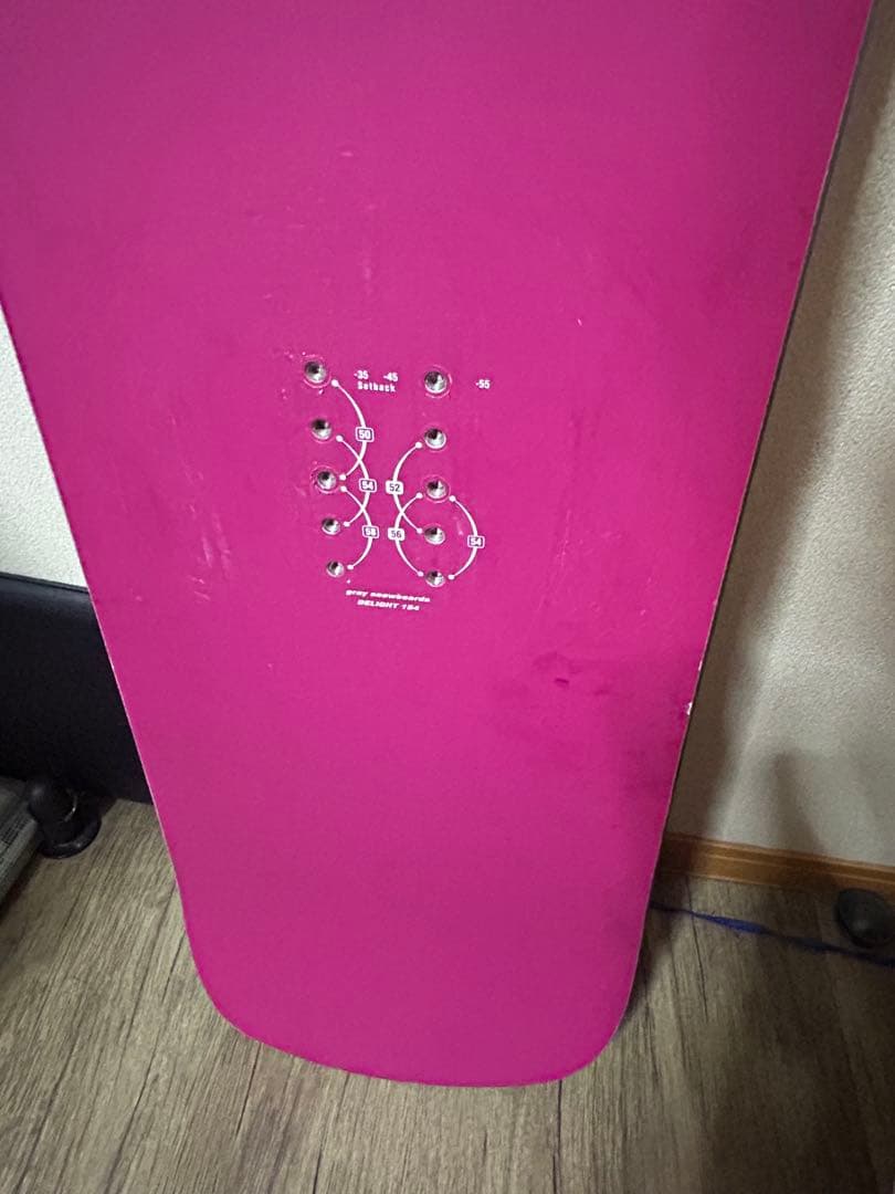 GRAY　DELIGHT 154 スノーボード 23-24ピンクハンマーボード