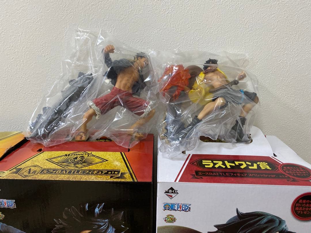 ワンピース　一番くじ　メモリアルログ　フィギュア　白ひげ　カタクリ　エース