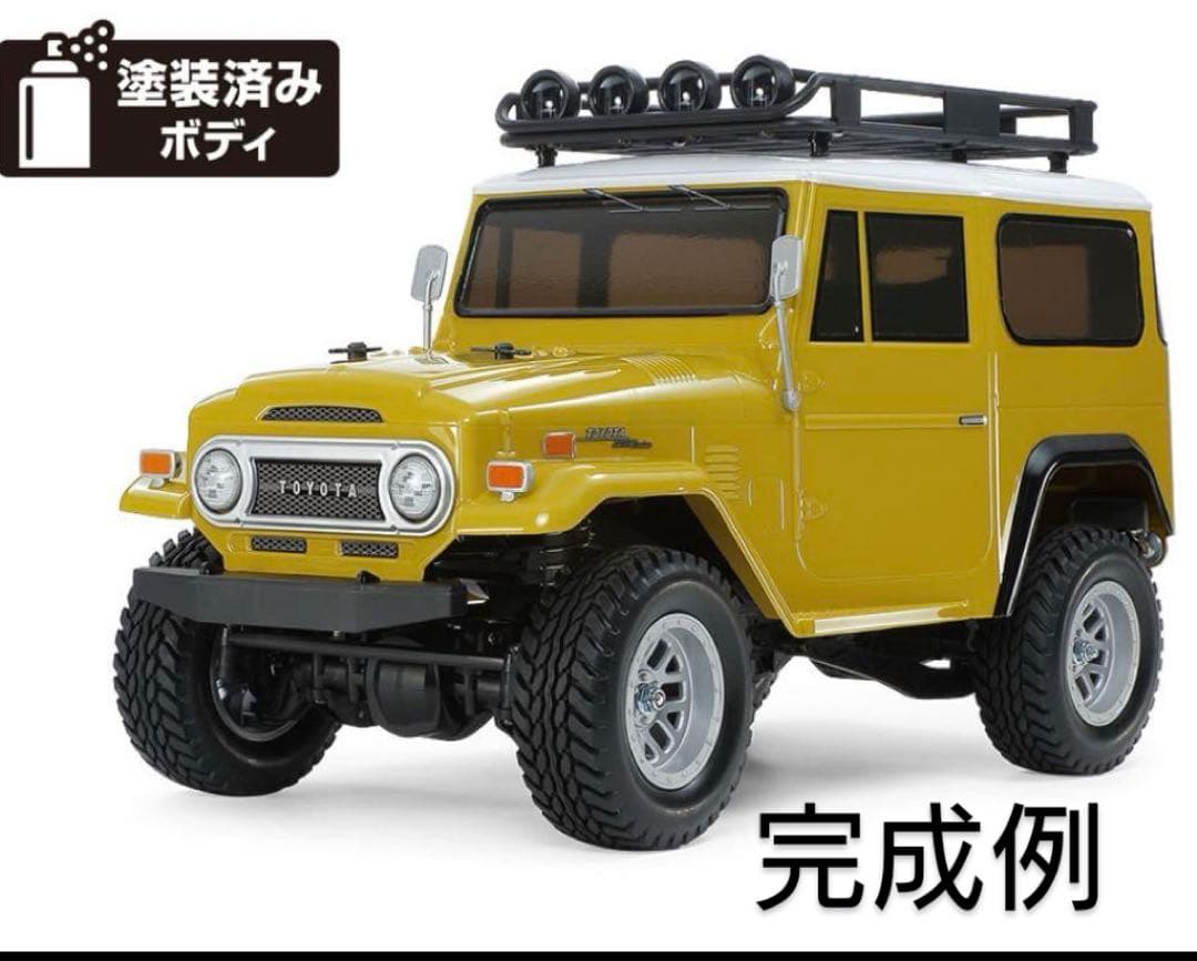 タミヤ 1/10RC トヨタ ランドクルーザー 40 塗装済 CC-02シャーシ