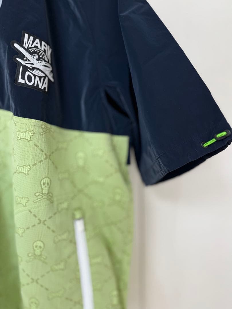 ゆー様♪ 新品 MARK&LONA 半袖プルオーバー ブルゾン マーク&ロナ