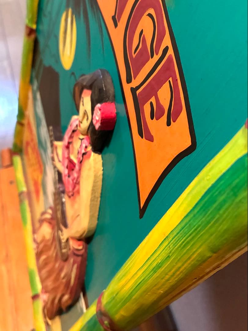 ハワイ　フラガール　サインボード　立体看板　ハワイアン雑貨