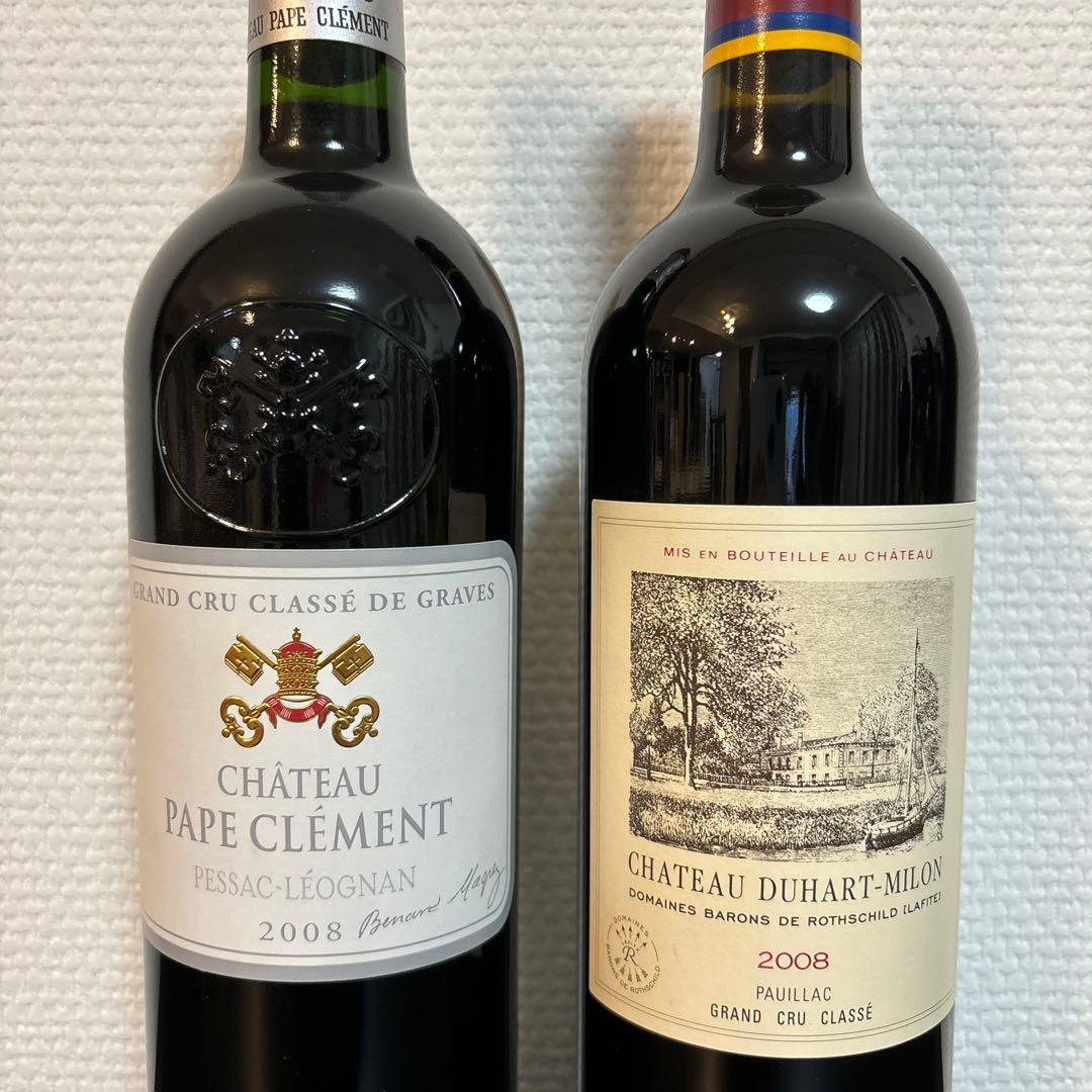 シャトー・パプ・クレマン 2008 / シャトー・デュアール・ミロン 2008