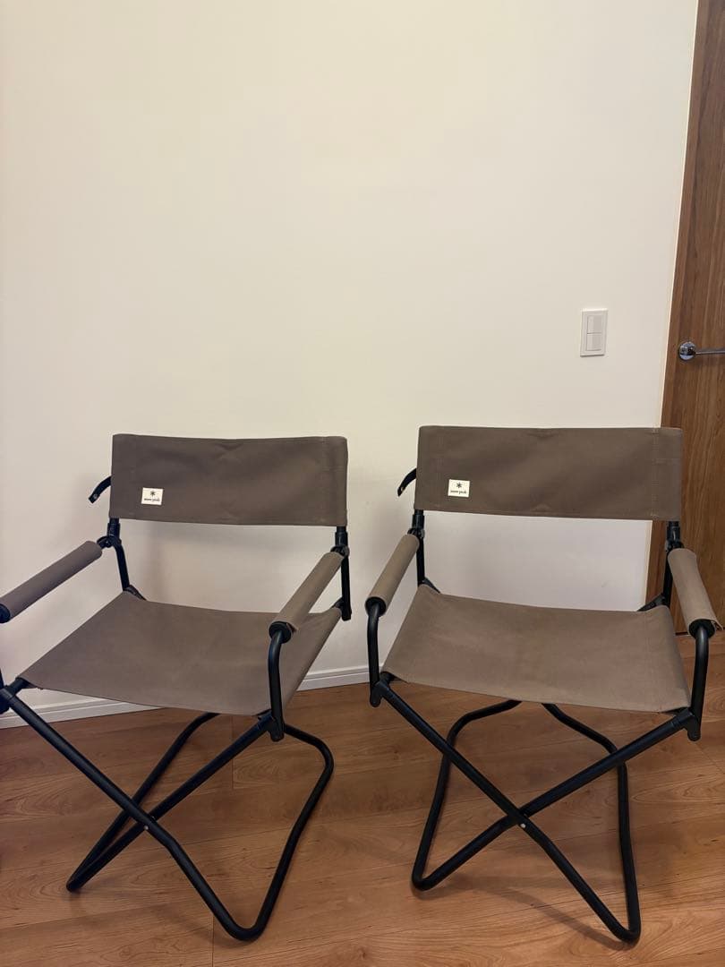  PEAK スノーピーク　FDチェアワイド グレー　2個セット