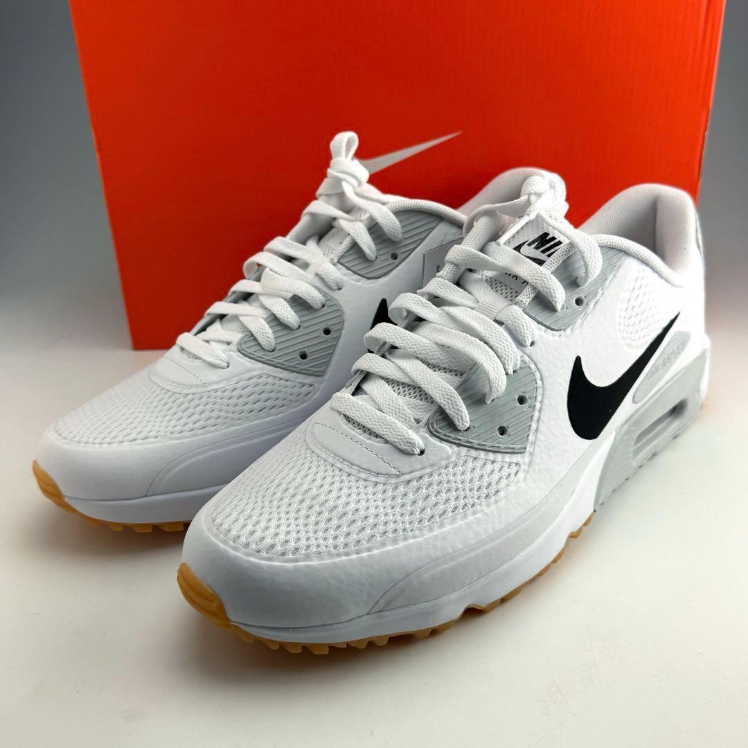 27cm ナイキ エアマックス90 G \"ホワイト/ブラック\" ゴルフシューズ