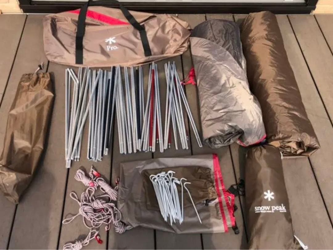 スノーピーク　ランドブリーズpro4 グランドシート付