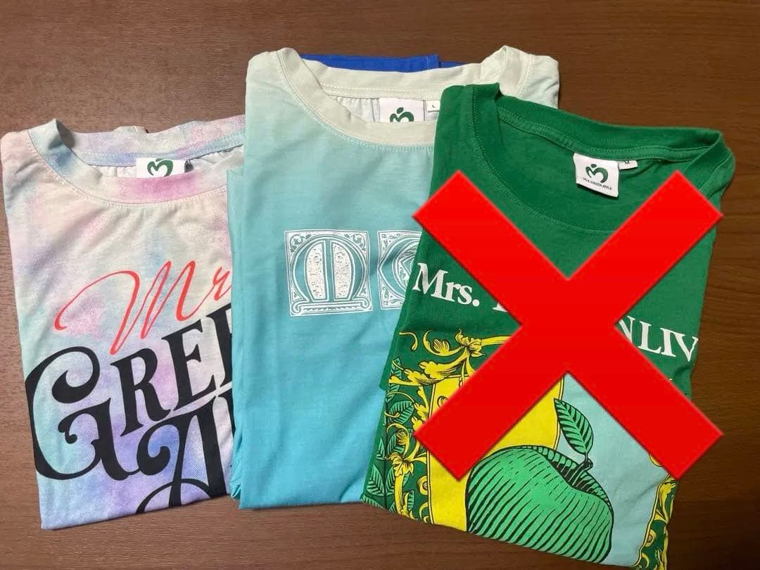 ミセス 対バンライブ アトランティス Tシャツ 3枚セット