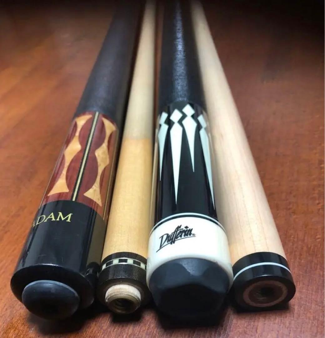 ADAM & Delfin ビリヤードキュー 2本セット