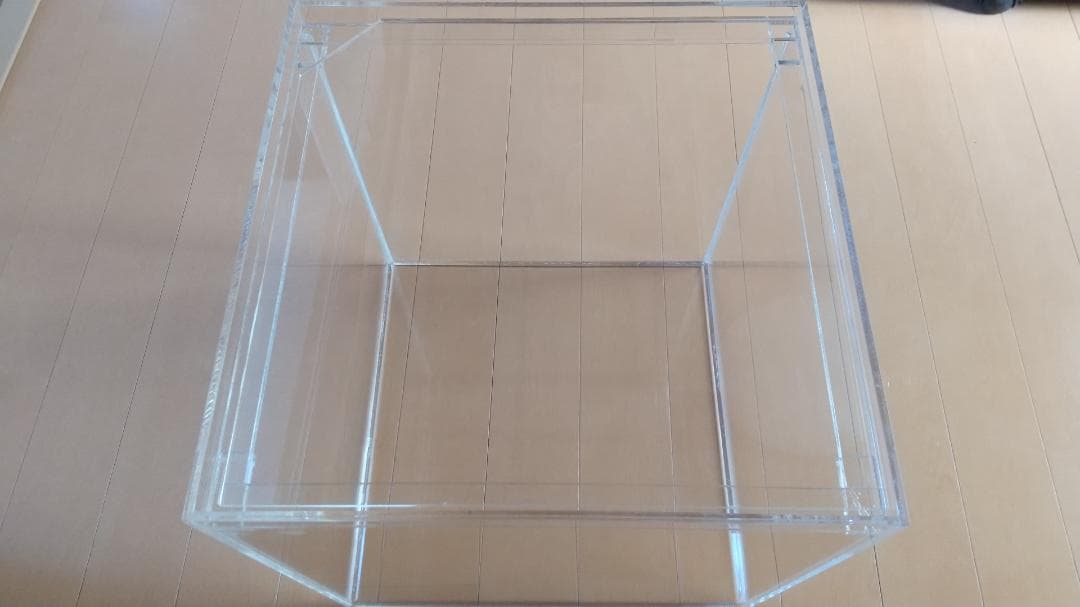 美品 アクリル水槽 蓋付 300 正方形 キューブ