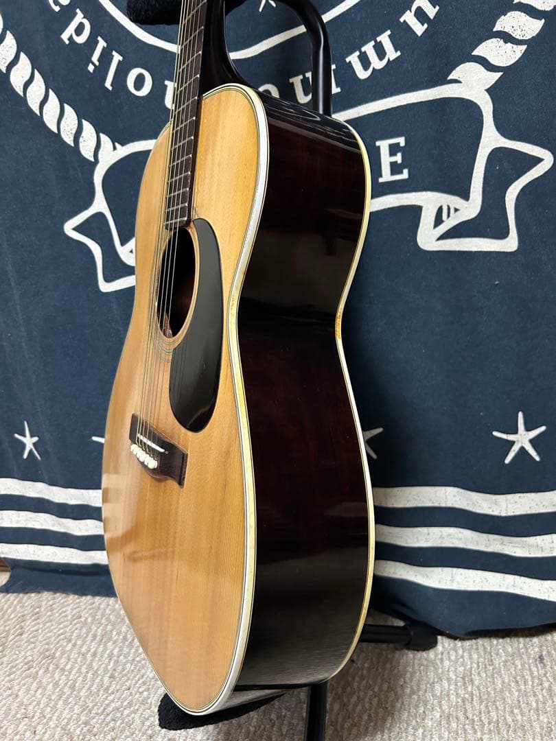 末迄特価セール美品70年代黒沢楽器レアビンテージ❣️ジュリアンF-150バック虎杢