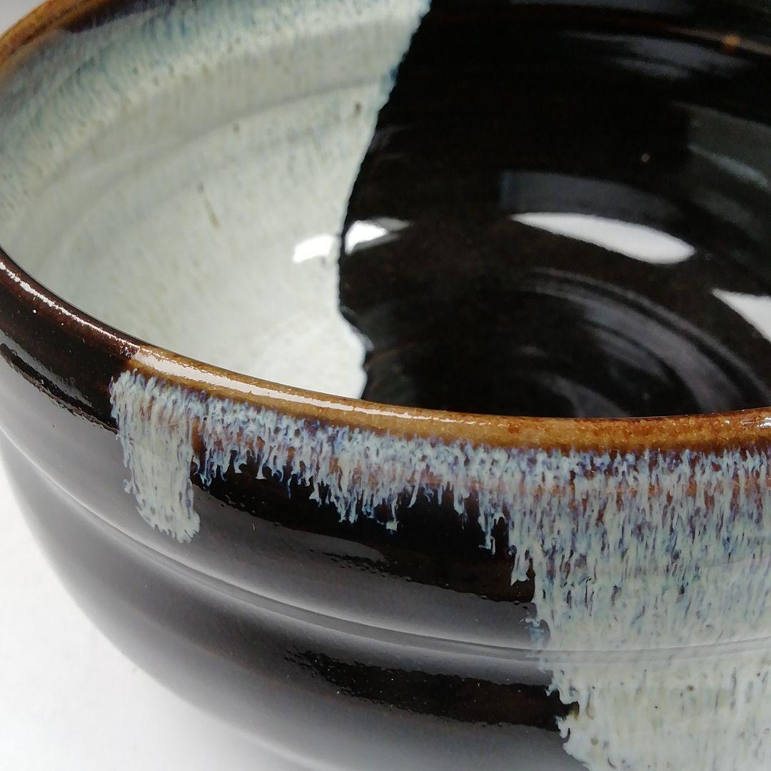 Ｗ３８　建水　『曜変　建水』『味舌隆司 造』　共箱　茶道具