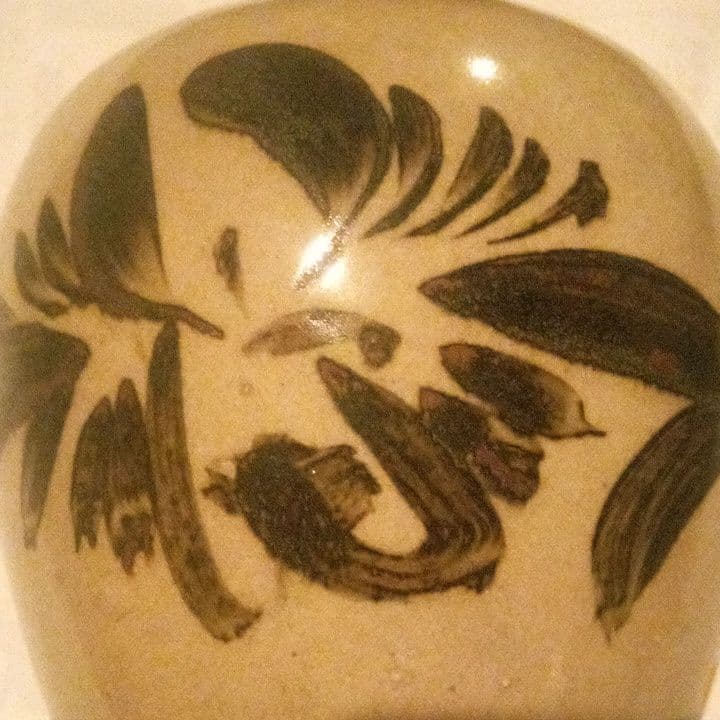 中国陶磁器　磁州窯　絵徳利