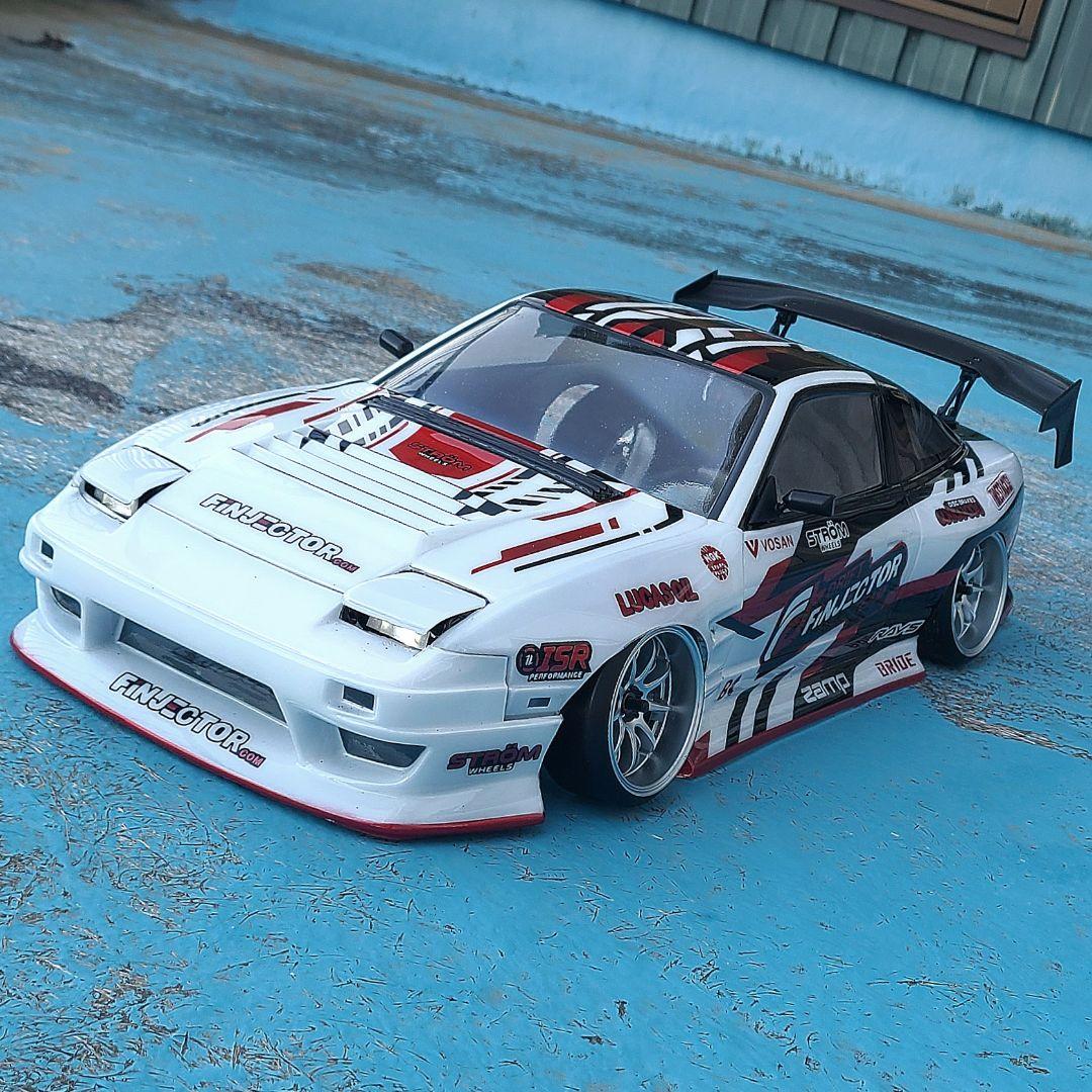 ラジコンボディ　D-MAX 180SX DRIFT SHIBATA シバタ