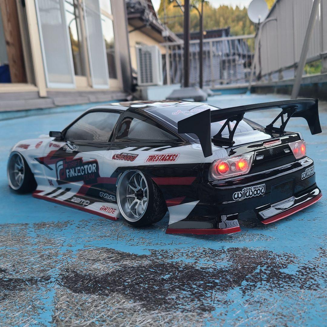 ラジコンボディ　D-MAX 180SX DRIFT SHIBATA シバタ