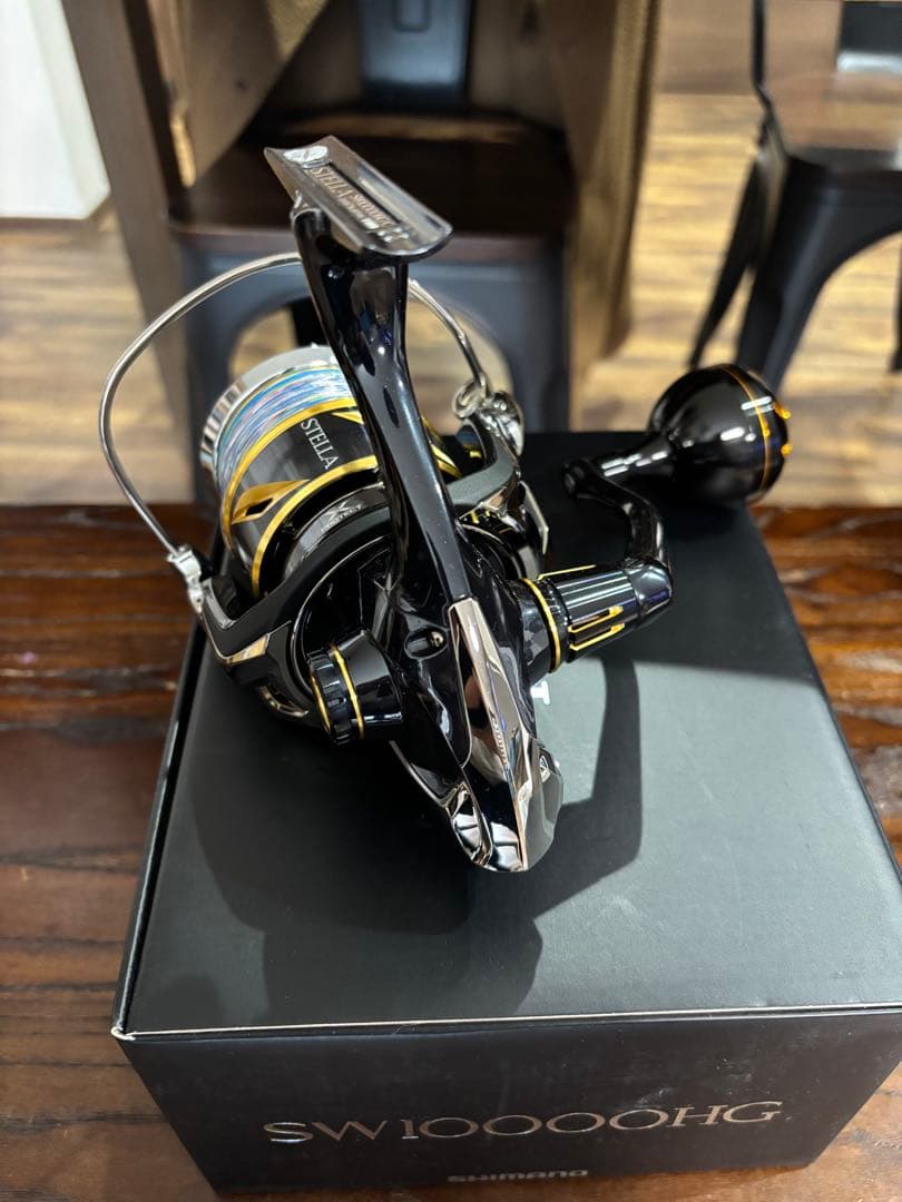 【極美品】シマノ　22ステラsw 10000hg 新品ゴメクサス　ハンドルノブ