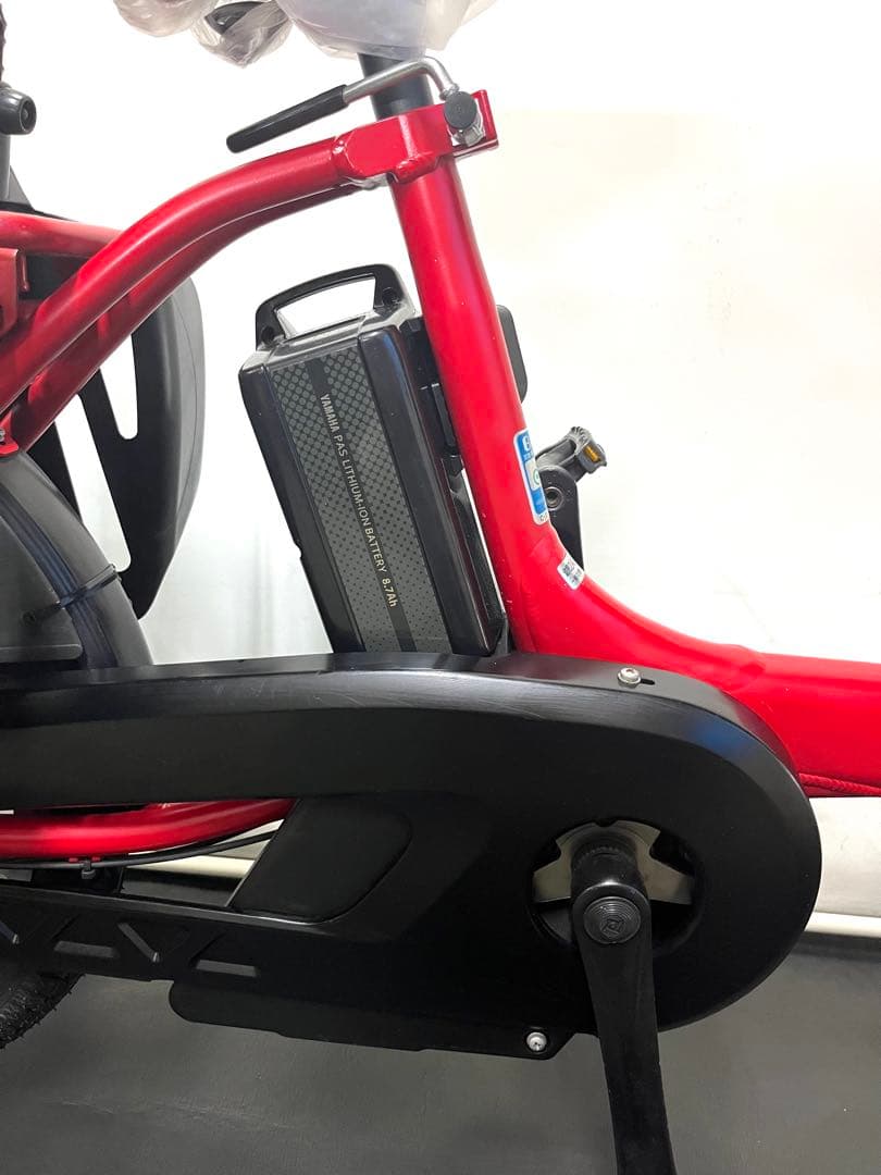 1年保証 送料無料　ヤマハ　パスミニアン　20インチ 赤色　電動アシスト自転車