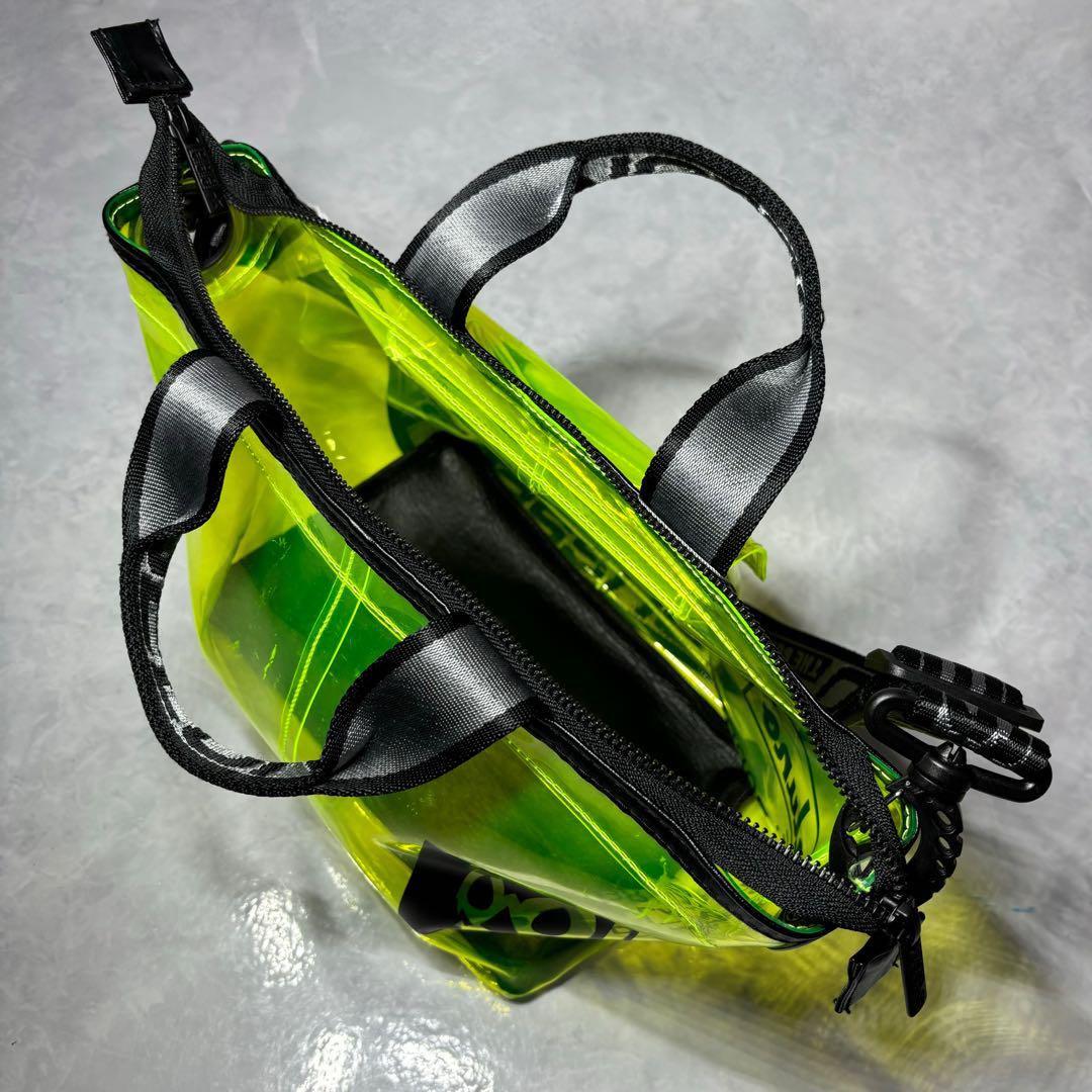 新品 ラッセルノ ゴルフ CLEAR CART BAG ラウンドバッグ イエロー