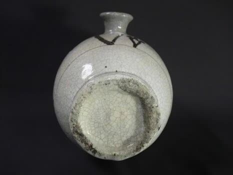 魚の絵柄】李朝 鉄絵 魚文 偏壺 染付 逸品 俵壺