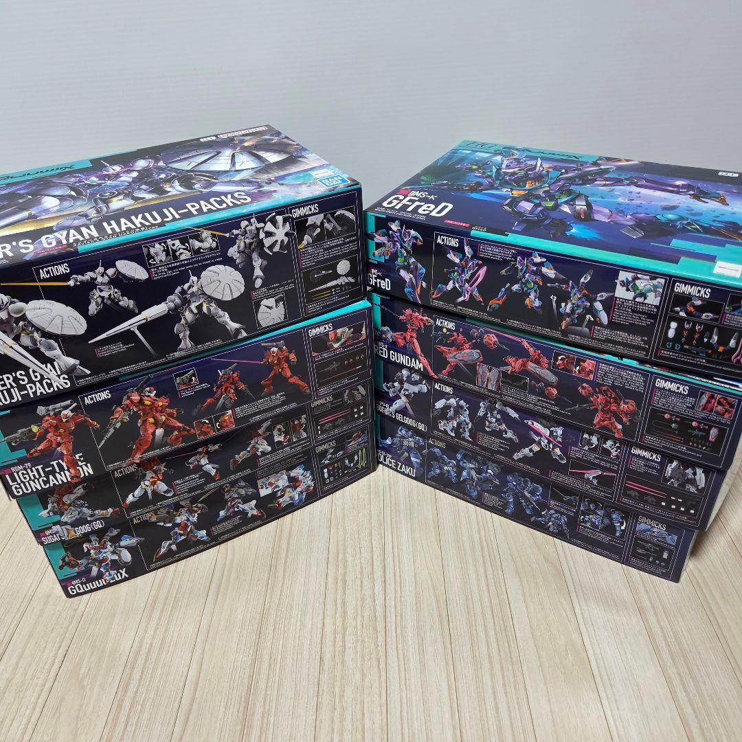 HG 1/144 GQuuuuuuX ジークアクス 8体　まとめ売り