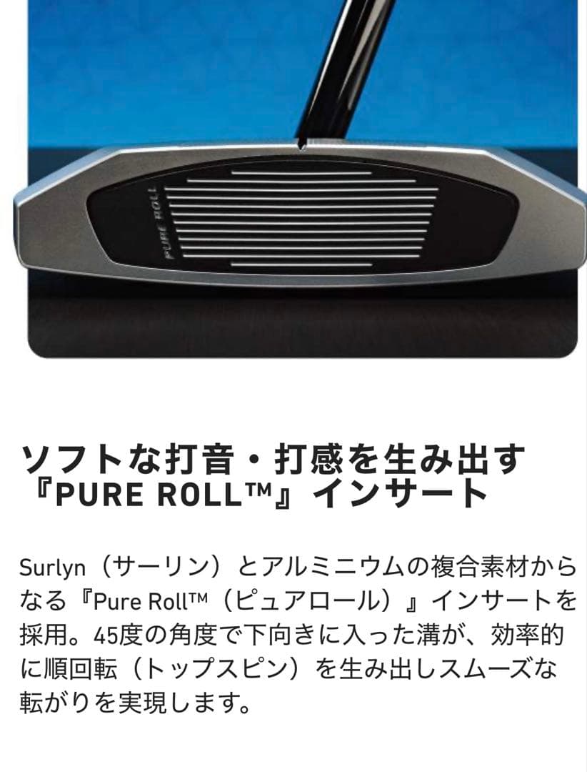 新品 テーラーメイド ゼロトルクパター Spider ZT STANDARD