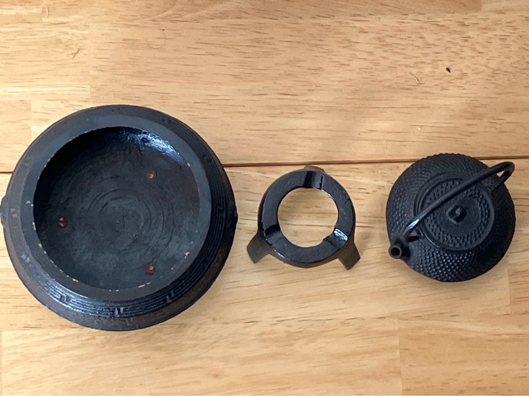 鉄瓶と火鉢セット