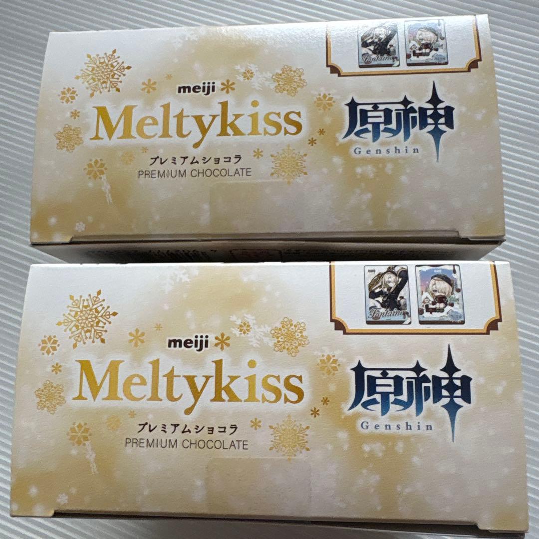 ローソン　原神 メルティーキッス 6箱セット　クリアカード入り　新品