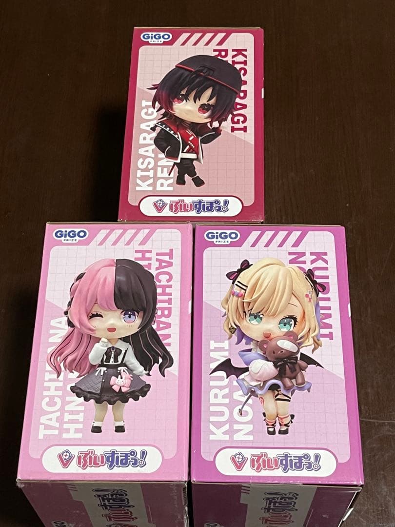 ぶいすぽっ！デフォルメ　フィギュア gigo 胡桃のあ 橘ひなの 如月れん